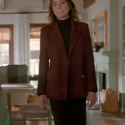 Shrinking Liz Suede Blazer