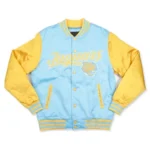 Southern University Columbia Blue and Gold Baseball Jacket