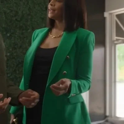 Sugar Mama Latarsha Rose Green Blazer