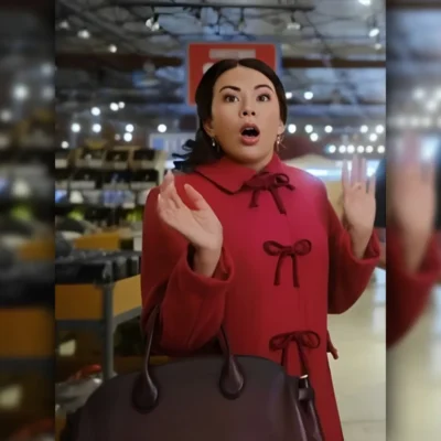 Sugarplummed 2024 Sugarplum Pink Bow Coat