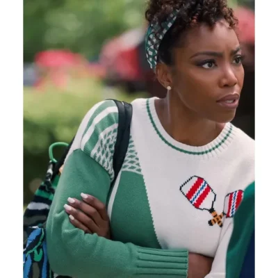 Sweet Magnolias S04 Heather Headley Pickleball Sweater