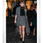 Taylor Swift NYC Girls Night Out Plaid Coat