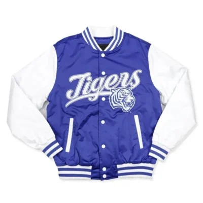 Tennessee State Blue and White Baseball Jacket