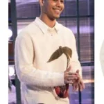 The Kelly Clarkson Show Rhenzy Feliz Cherry Sweater