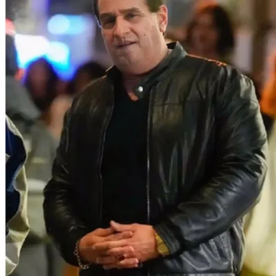 The Penguin Colin Farrell Black Leather Jacket