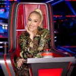 The Voice Gwen Stefani Embellished Camo Jacket