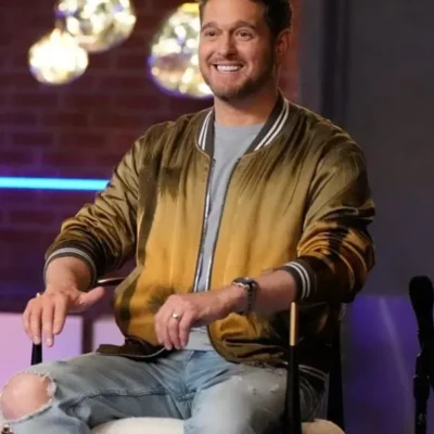 The Voice S26 Michael Bublé Palm Tree Print Jacket