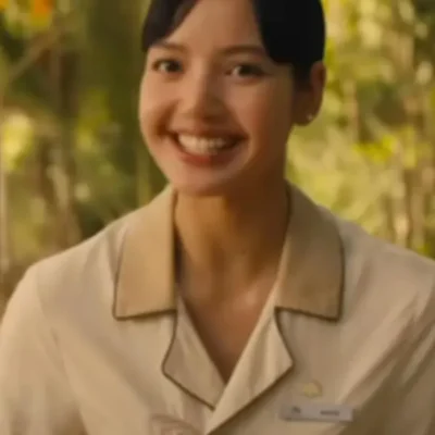 The White Lotus S03 Lalisa Manobal Monkey Print Shirt