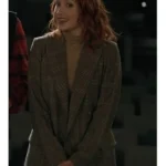 The Wish Swap 2025 Emily Tennant Grey Plaid Blazer