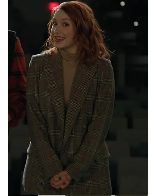Emily Tennant Plaid Blazer