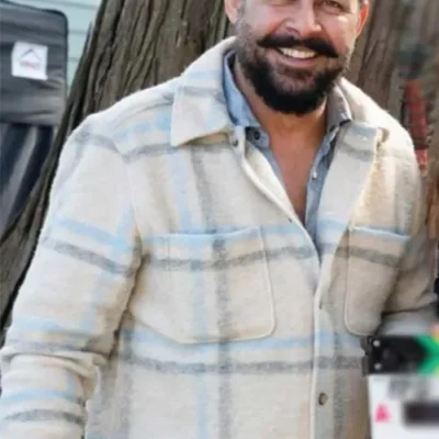 Tracker 2024 Jon Huertas Plaid Shirt Jacket
