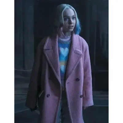Wednesday S02 Enid Sinclair Pink Coat