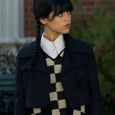 Wednesday S02 Wednesday Addams Crop Jacket