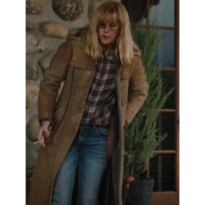 Yellowstone Beth Dutton Suede Leather Coat