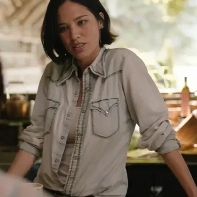 Yellowstone Monica Dutton White Denim Shirt