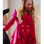 Ted Lasso Keeley’s Pink Heart Button Blazer