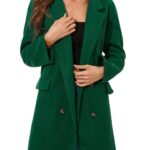 Women Green Blazer