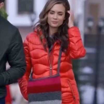 The Christmas Promise Nicole Red Puffer Parka