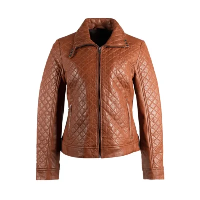 Women’s Quilted Brown Leather Jackets