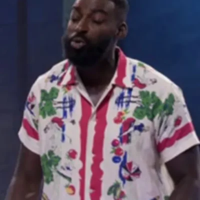 Alex Vs America S04 Eric Adjepong Garden Print Shirt