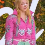 American Idol S23 Sophie Powers Heart Print Jacket