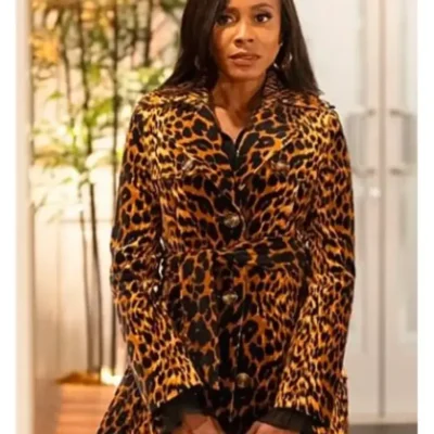 Hayley Lawson Leopard Trench Coat