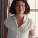 Delicious 2025 Carla Díaz White Shirt