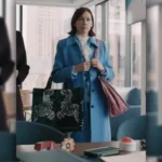 Elsbeth S02 Carrie Preston Blue Long Coat