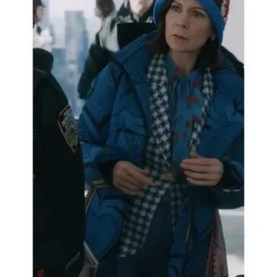 Elsbeth Carrie Preston Blue Long Coat