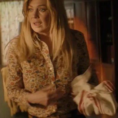 Good American Family Ellen Pompeo Floral Shirt