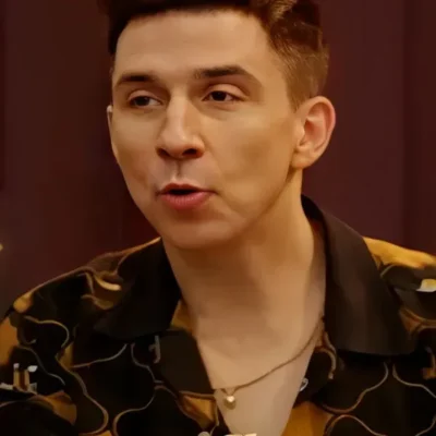 Great British Menu S20 Brown & Black Geo Print Shirt