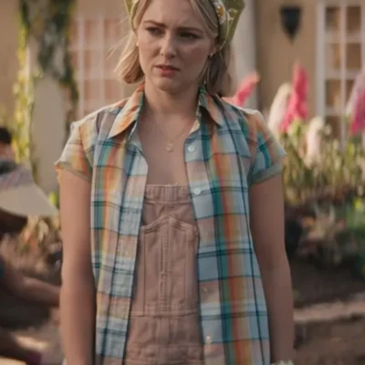 Grosse Pointe Garden Society AnnaSophia Robb Plaid Shirt