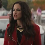Grosse Pointe Garden Society Melissa Fumero Red Leather Jacket