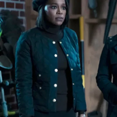 Grosse Pointe Garden Society S01 Catherine Black Quilted Jacket