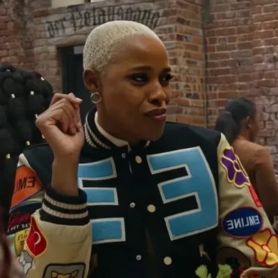 Harlem S03 Jerrie Johnson Black Letterman Jacket