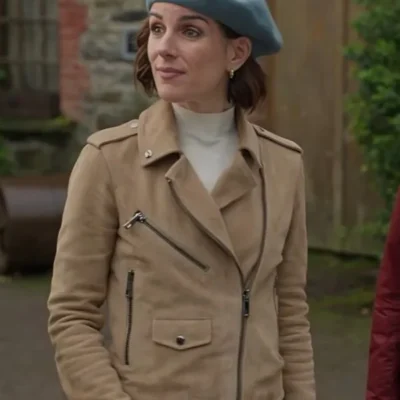 Love of the Irish Shenae Grimes-Beech Suede Jacket