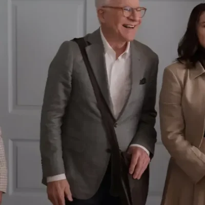 Only Murders in the Building S04 Steve Martin Grey Blazer