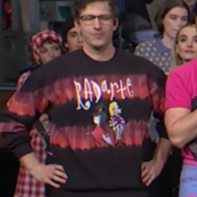 Saturday Night Live Andy Samberg Tie Dye Radarte Sweatshirt