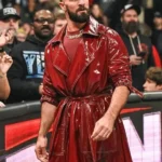 Seth Rollins Monday Night RAW Leather Trench Coat