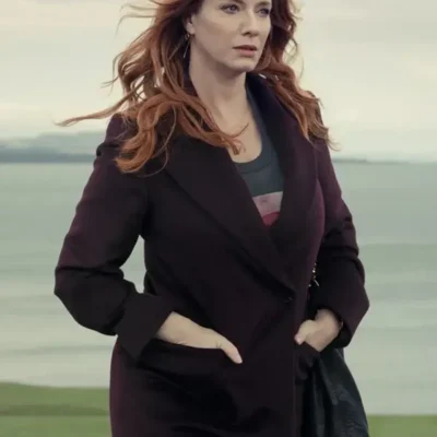 Small Town Big Story 2025 Christina Hendricks Coat