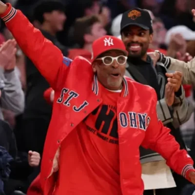 Spike Lee MSG NYC Red Letterman Jacket
