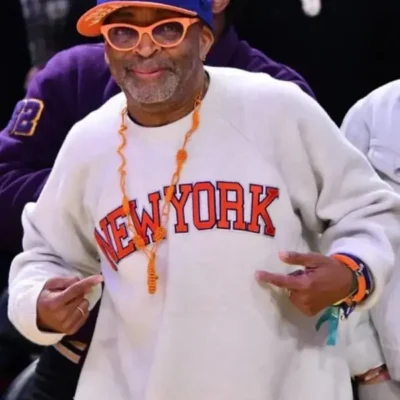 Spike Lee Gray New York Knicks Sweatshirt