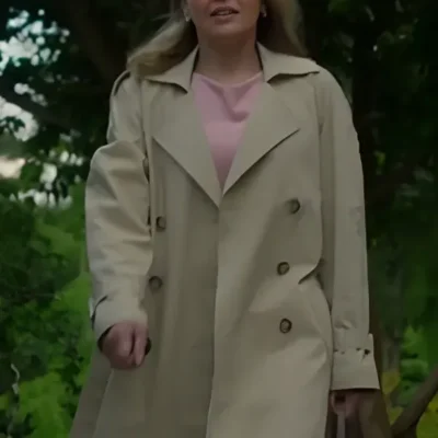 The Au Pair S01 Sally Bretton Beige Trench Coat