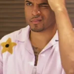 The Bachelor S29 Grant Ellis Lilac Floral Stars Print Shirt