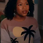 The Equalizer S05 Palm Sweater Laya DeLeon Hayes Palm Tree Sweater