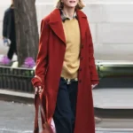 The Friend 2024 Iris Red Coat