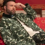 The Residence 2025 Taran Killam Green Rose Print Jacket