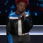 The Voice S27 Alanna Lynise Striped Jacket
