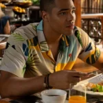 The White Lotus Nicholas Duvernay Printed Floral Shirt