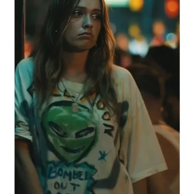 The White Lotus S03 Aimee Lou White Printed Shirt